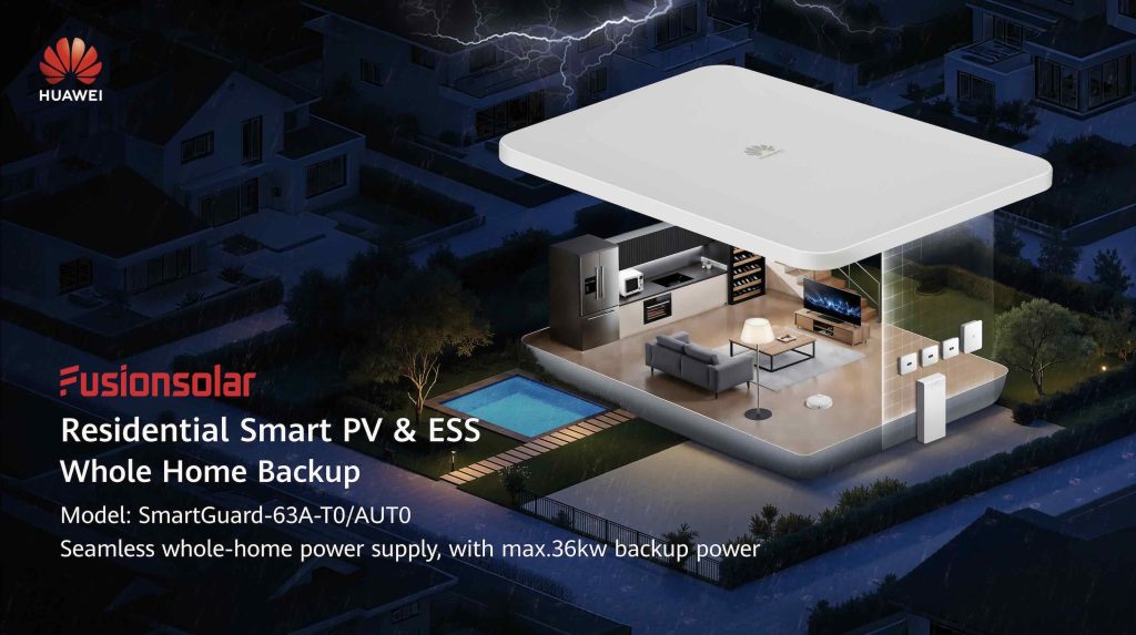 Whole Home Backup SmartGuard-63A-T0_AUT0 Max.36KW backup power