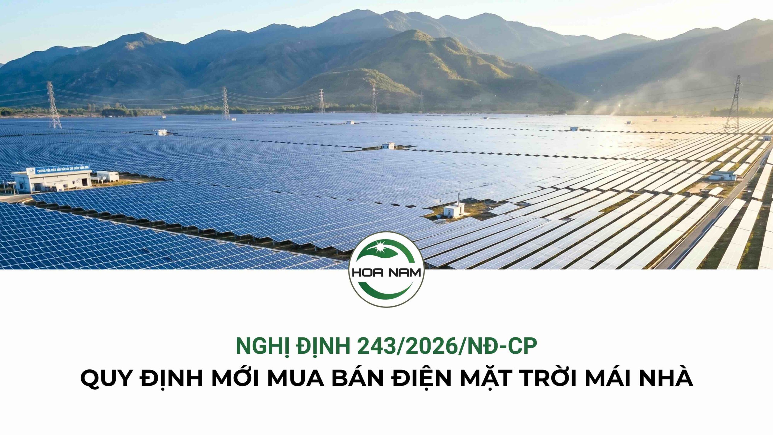 Nghị Định 243/2026/NĐ-CP MUA BÁN ĐIỆN MẶT TRỜI MÁI NHÀ